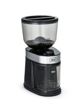 Melitta Molino Burr Coffee Grinder – 8 oz Capacity, 13 Griding Settings -New